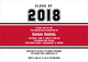 Red Band Class Of Graduation Invitations Image 4 of 5